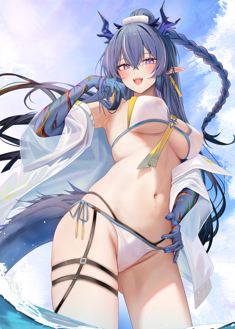 【二次】おっぱいの重みが伝わりそうな下乳、乳袋画像 Part４６