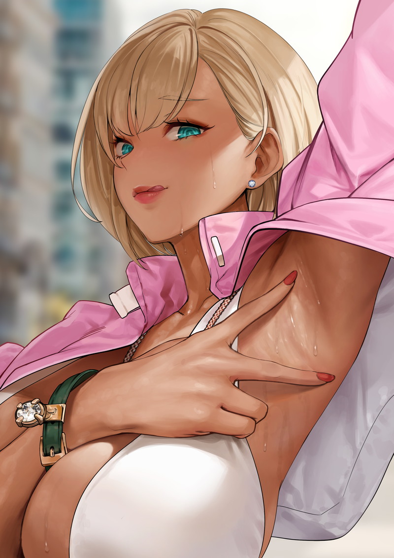 【二次】汗ばんだ肌や身体がエロい女の子の画像 Part２８
