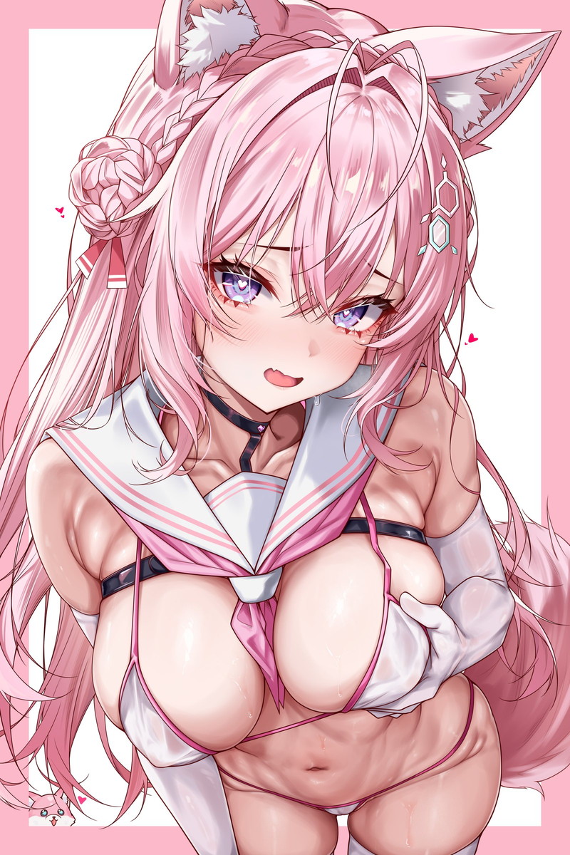 【二次】ケモミミの女の子やお姉さんたちのエロ画像 Part１９