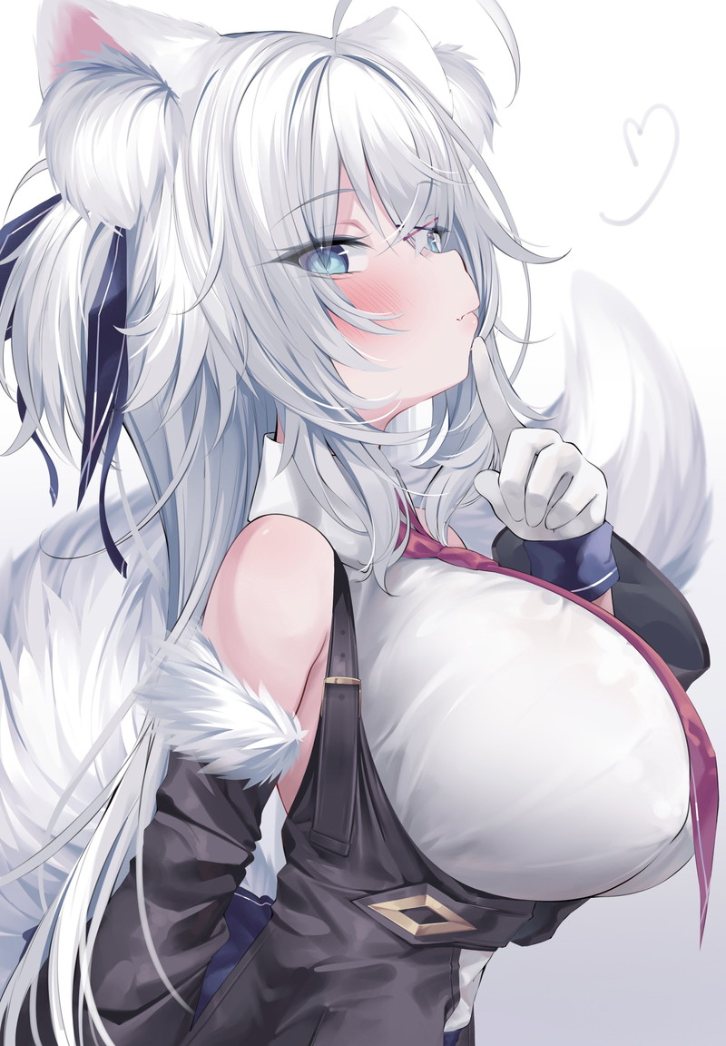 【二次】白髪、銀髪の女の子のエロ画像 Part８０