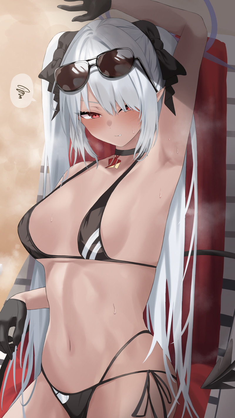 【二次】白髪、銀髪の女の子のエロ画像 Part８０