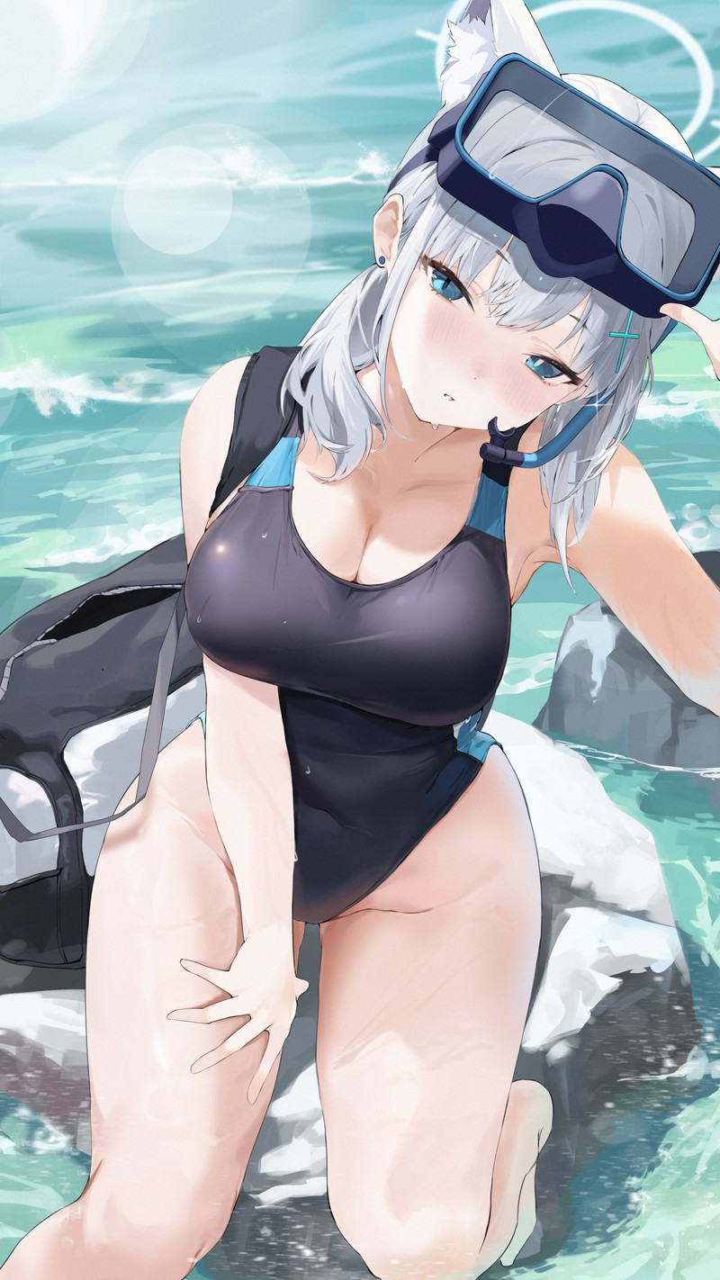 【二次】白髪、銀髪の女の子のエロ画像 Part８１