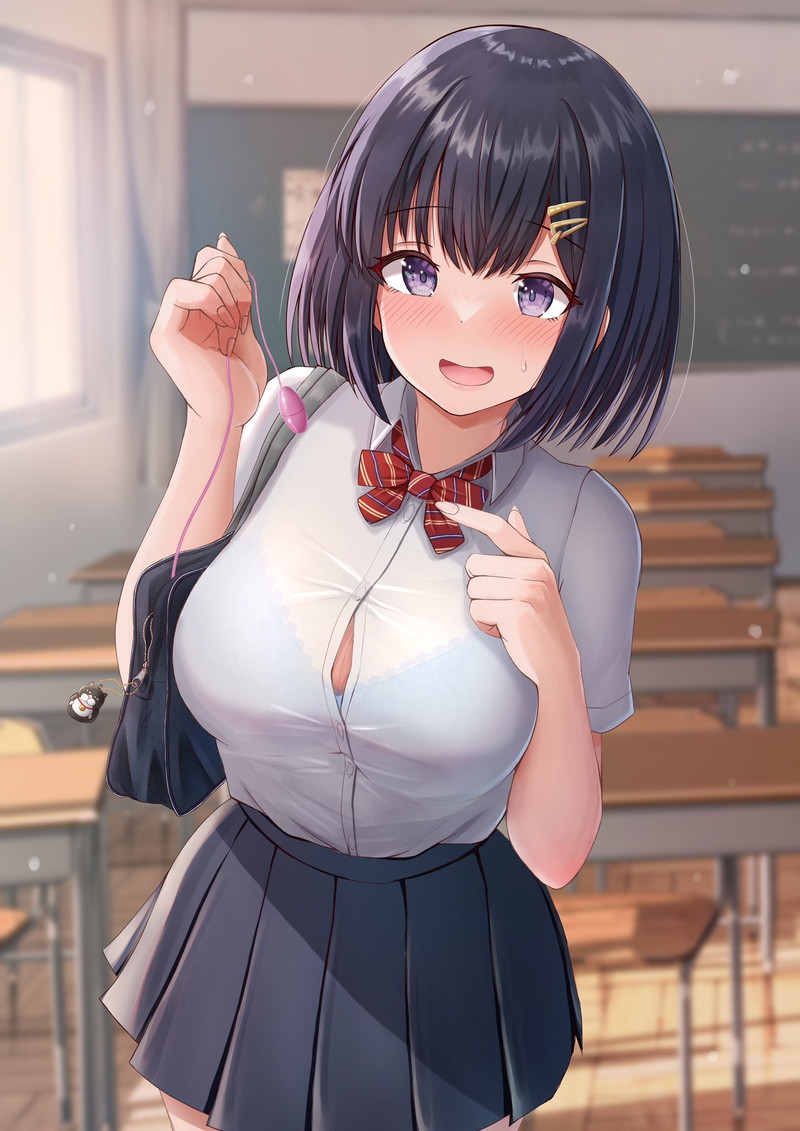 【二次】衣服に包まれた着衣おっぱいに興奮するエロ画像 Part２３