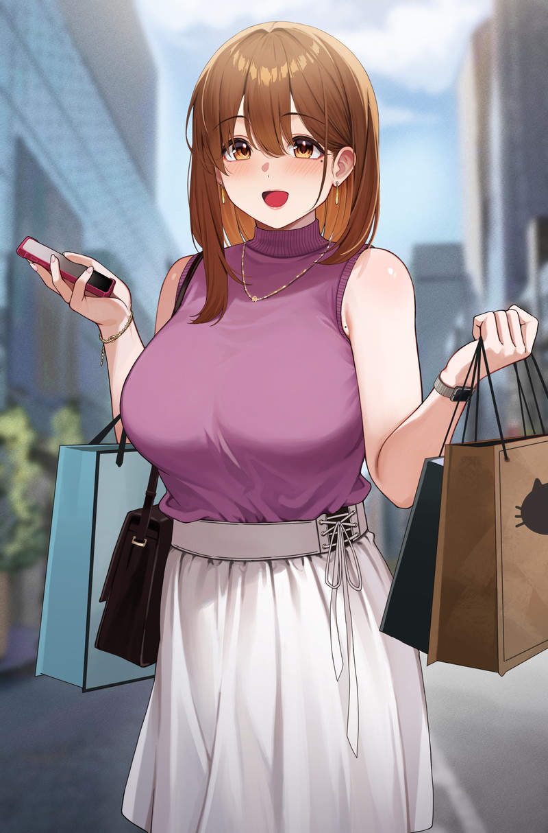 【二次】衣服に包まれた着衣おっぱいに興奮するエロ画像 Part２３