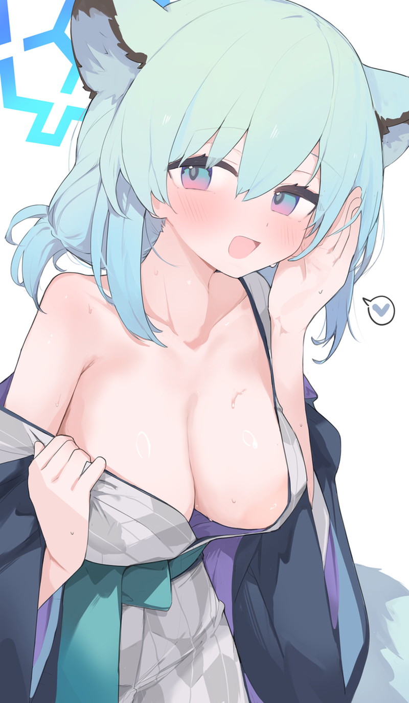 【二次】扇情的なはだけ、脱げかけエロ画像 Part３８