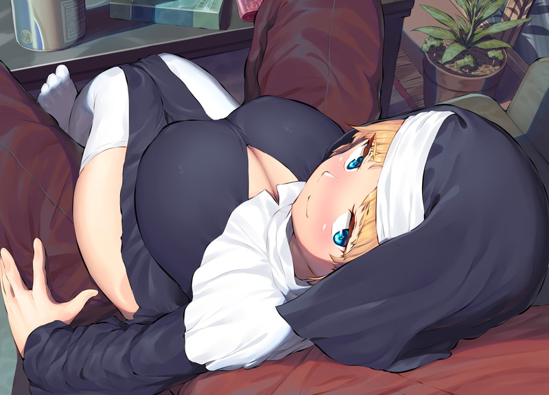 【二次】胸の谷間がエロい格好の女の子たちのエロ画像 Part１６