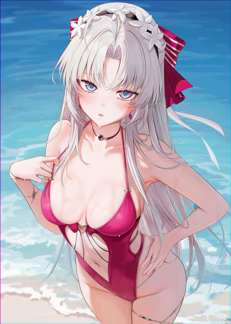 【二次】赤面、恥じらいエロ画像 Part１５５【まとめ】