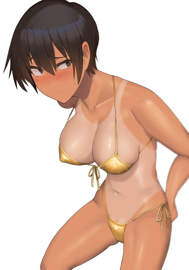 【二次】赤面、恥じらいエロ画像 Part１５６【まとめ】