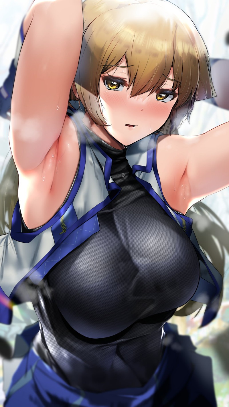 【二次】汗ばんだ肌や身体がエロい女の子の画像 Part２８