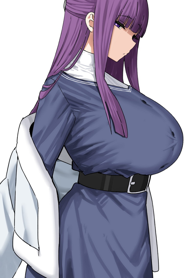 【二次】衣服に包まれた着衣おっぱいに興奮するエロ画像 Part２３