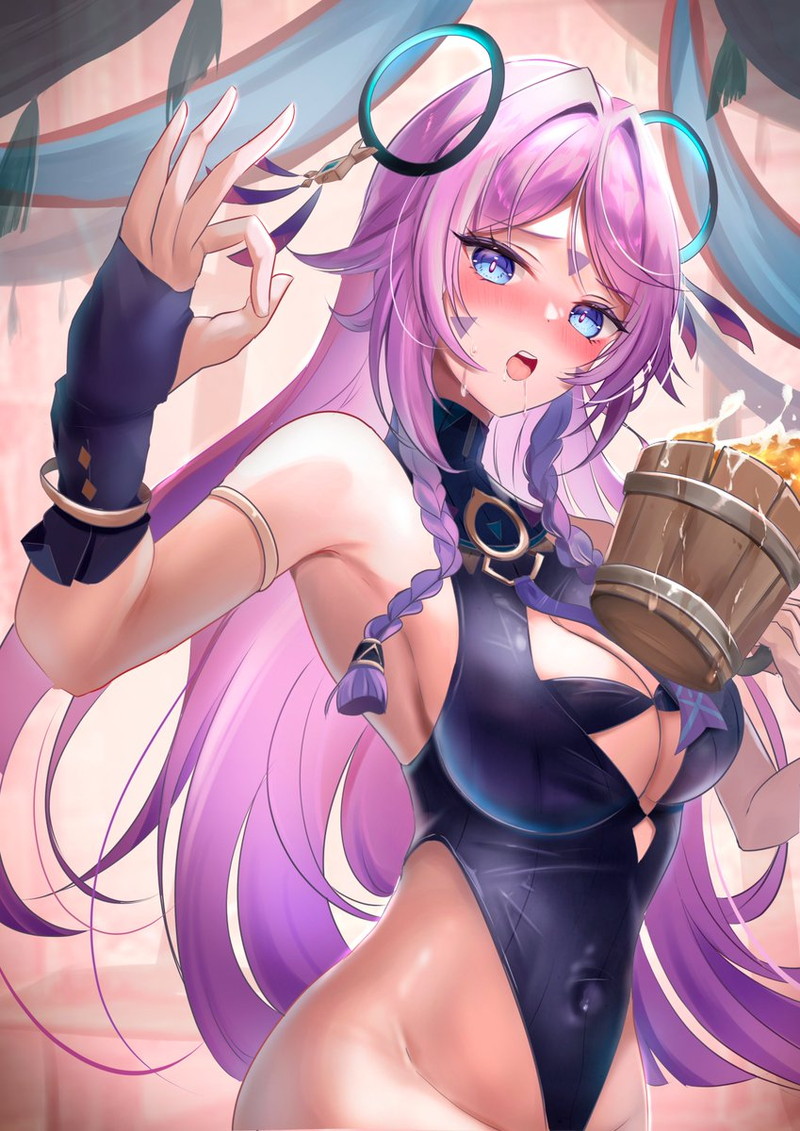 【二次】細くくびれたウェストがセクシーなエロ画像 Part１