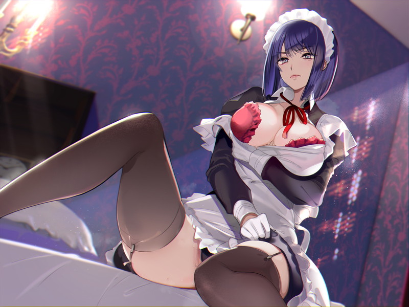 【二次】エッチなガーターベルトを付けた女子たちのエロ画像 Part７