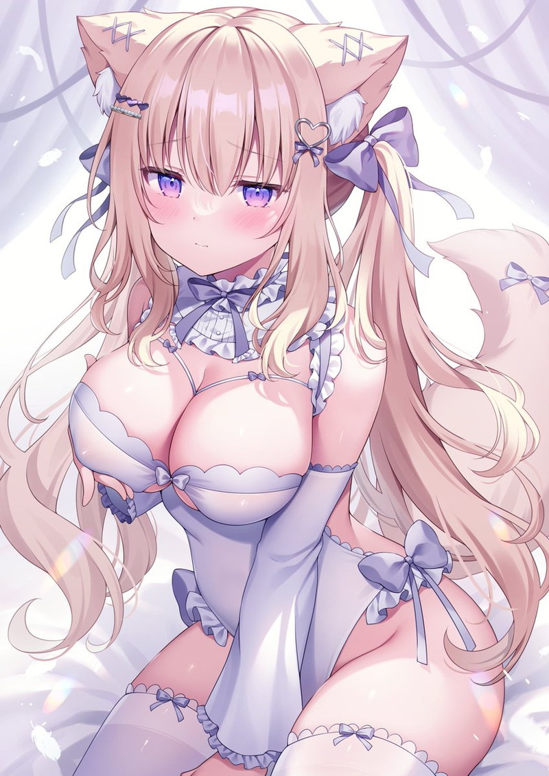 【二次】透け乳首やポッチがエロいノーブラ画像 Part３３