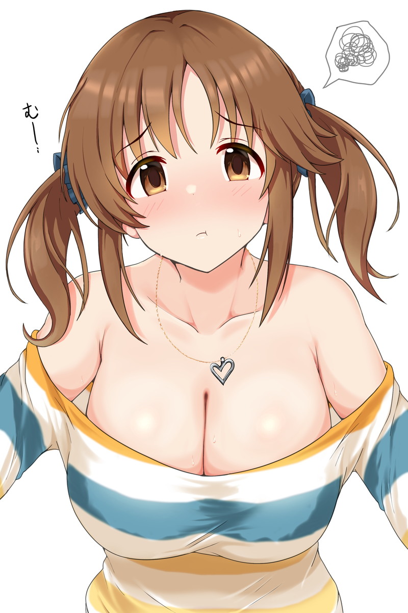【二次】透け乳首やポッチがエロいノーブラ画像 Part３３