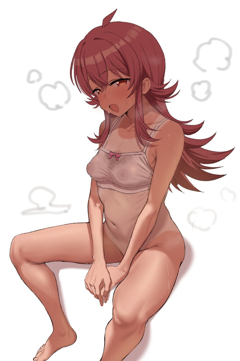 【二次】透け乳首やポッチがエロいノーブラ画像 Part３４