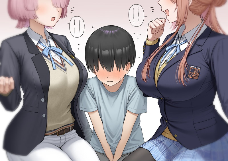 女の子が二人以上いるハーレム二次エロ画像 Part５５