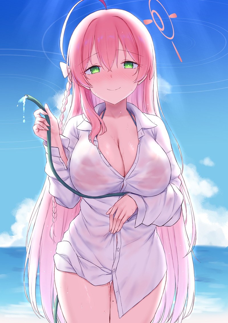 ピンク髪のキャラや女の子の二次エロ画像 Part１７