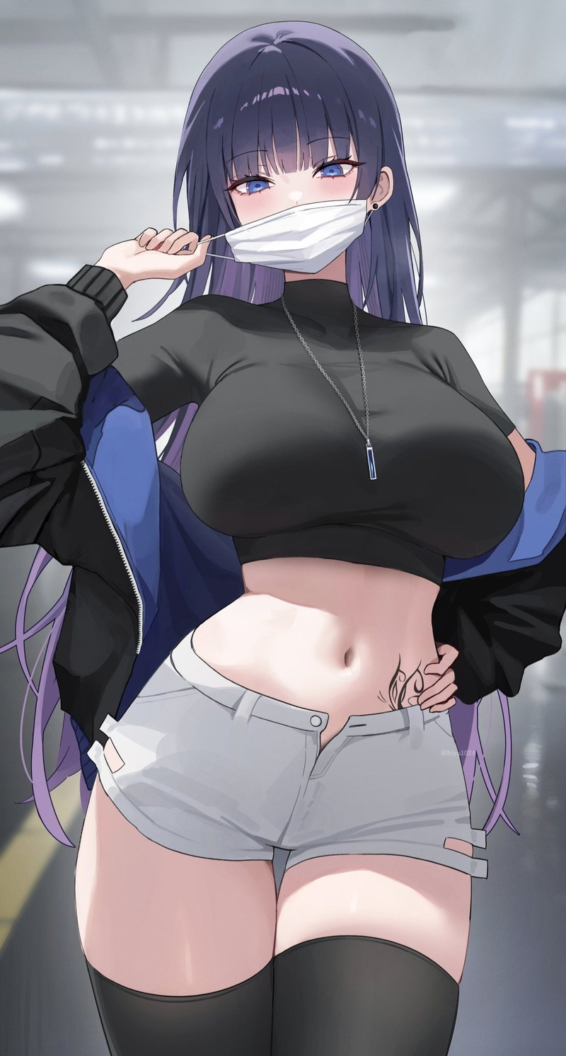 【二次】マスクを付けた女の子のフェチエロ画像 Part１６