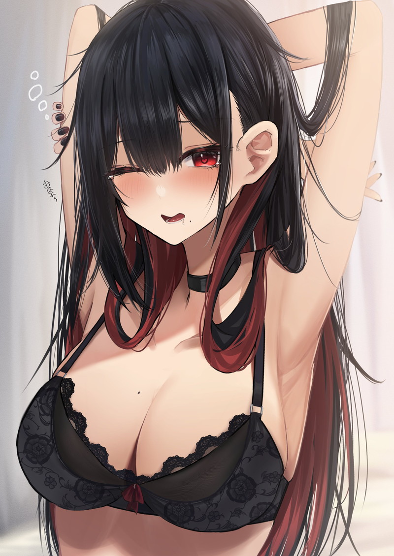 【二次】ロングヘアー、長髪の女の子のエロ画像 Part４８