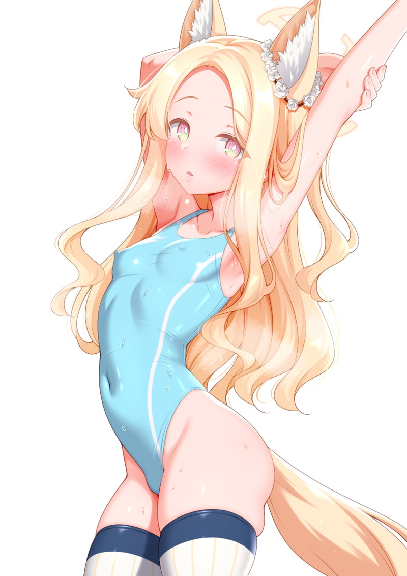 【二次】張り付きと食い込みがエロい競泳水着のエロ画像 Part２７