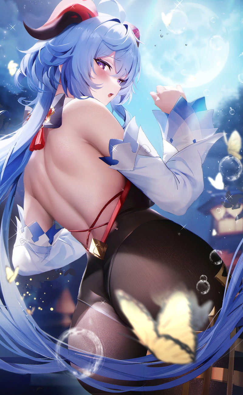 綺麗な背中が興奮する二次エロ画像まとめ Part６