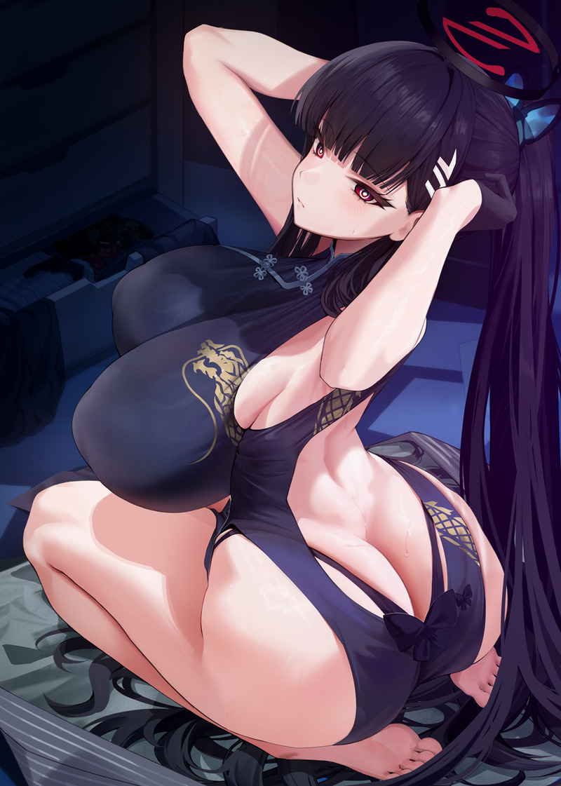 綺麗な背中が興奮する二次エロ画像まとめ Part６