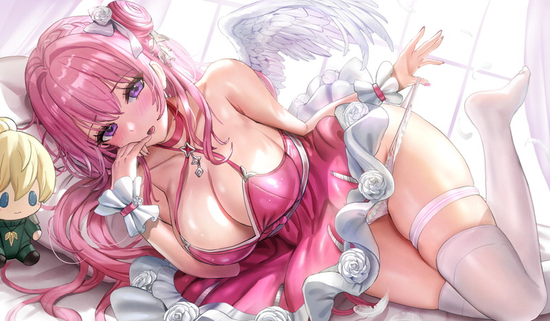 【二次】扇情的なはだけ、脱げかけエロ画像 Part４０