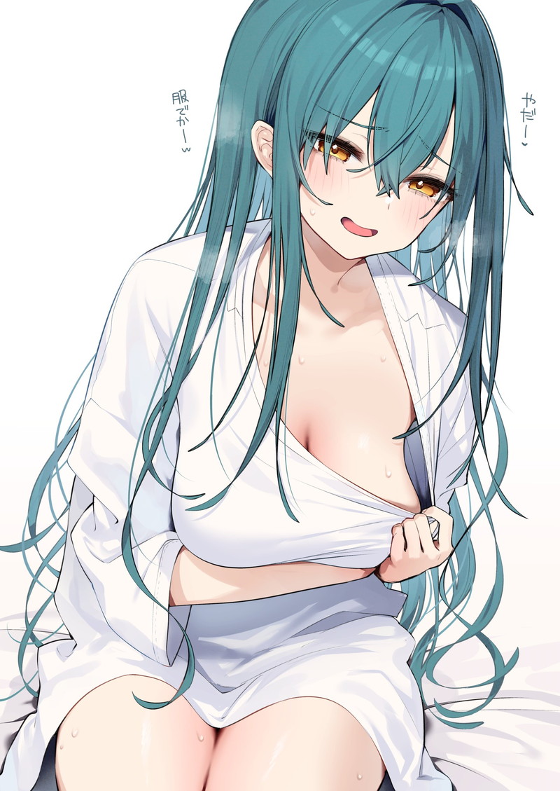 【二次】扇情的なはだけ、脱げかけエロ画像 Part４０