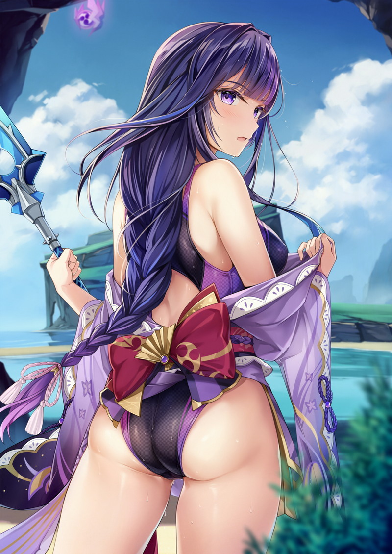 【二次】扇情的なはだけ、脱げかけエロ画像 Part４０