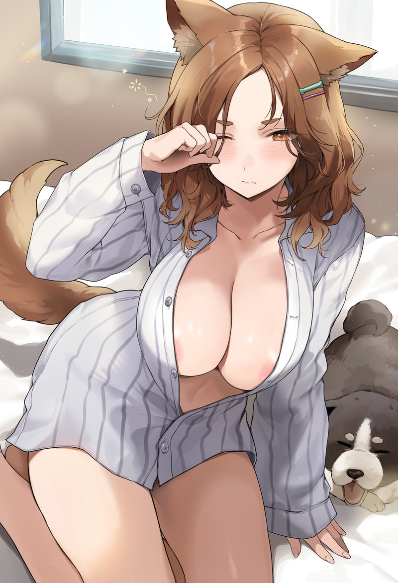 【二次】扇情的なはだけ、脱げかけエロ画像 Part４０