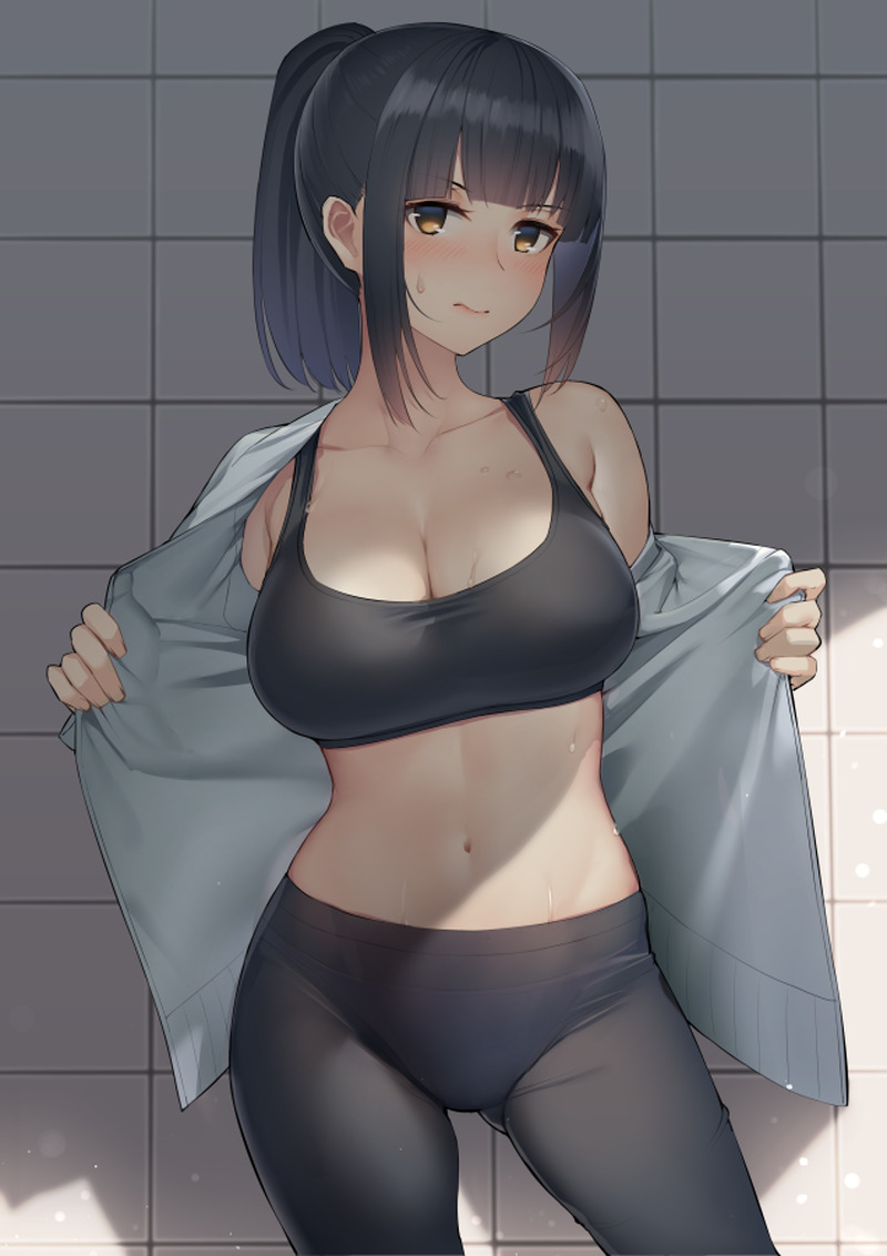 【二次】胸の谷間がエロい格好の女の子たちのエロ画像 Part１７