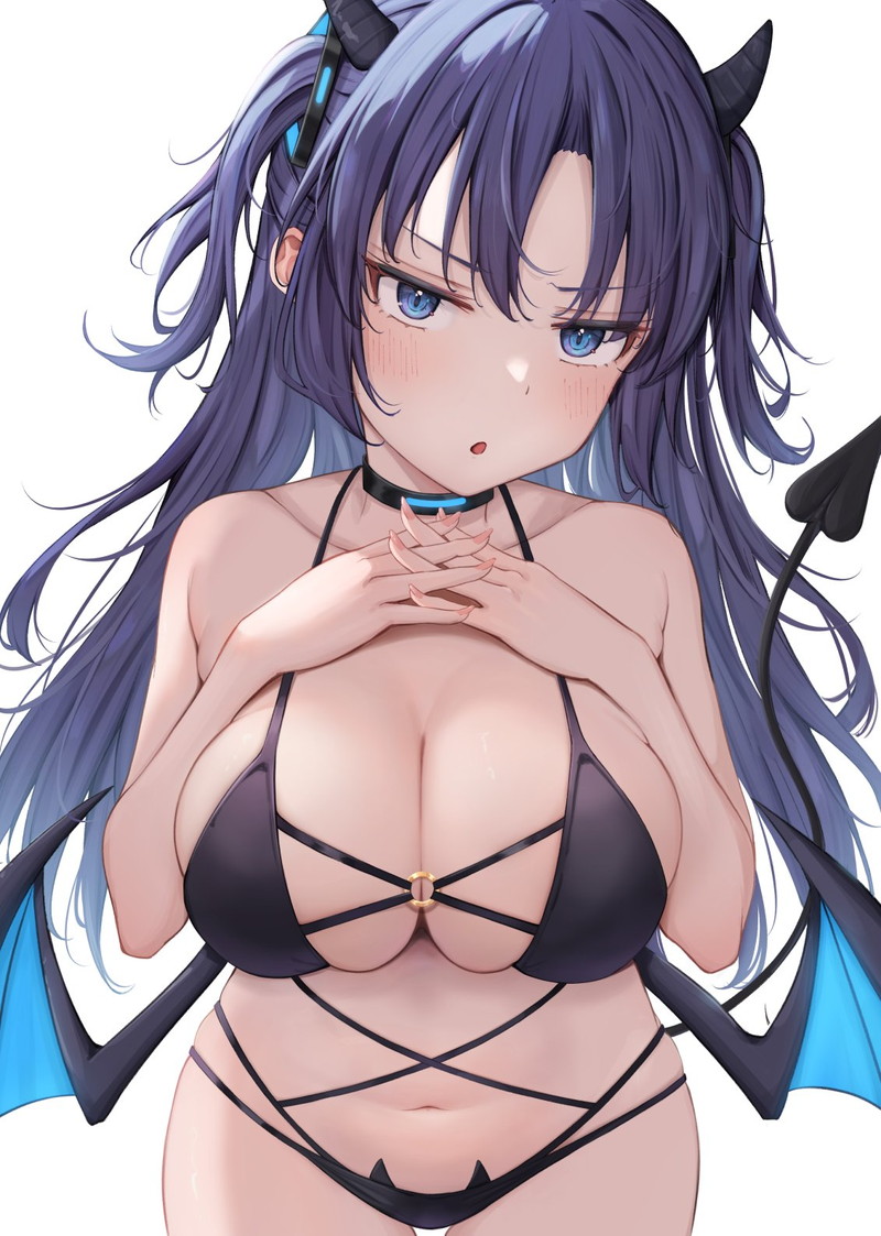 【二次】胸の谷間がエロい格好の女の子たちのエロ画像 Part１７