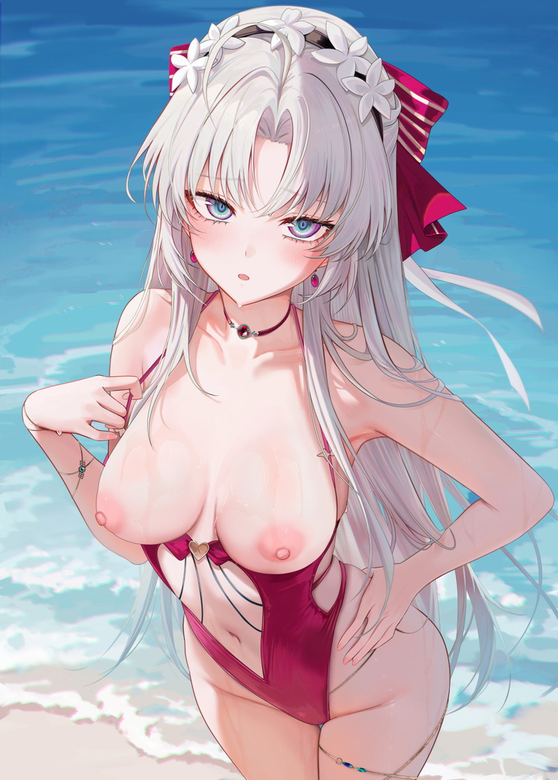 【二次】赤面、恥じらいエロ画像 Part１５８【まとめ】