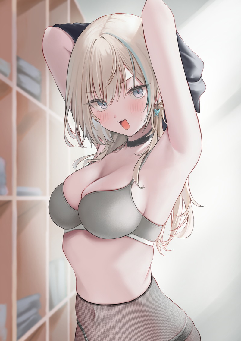 【二次】赤面、恥じらいエロ画像 Part１５９【まとめ】