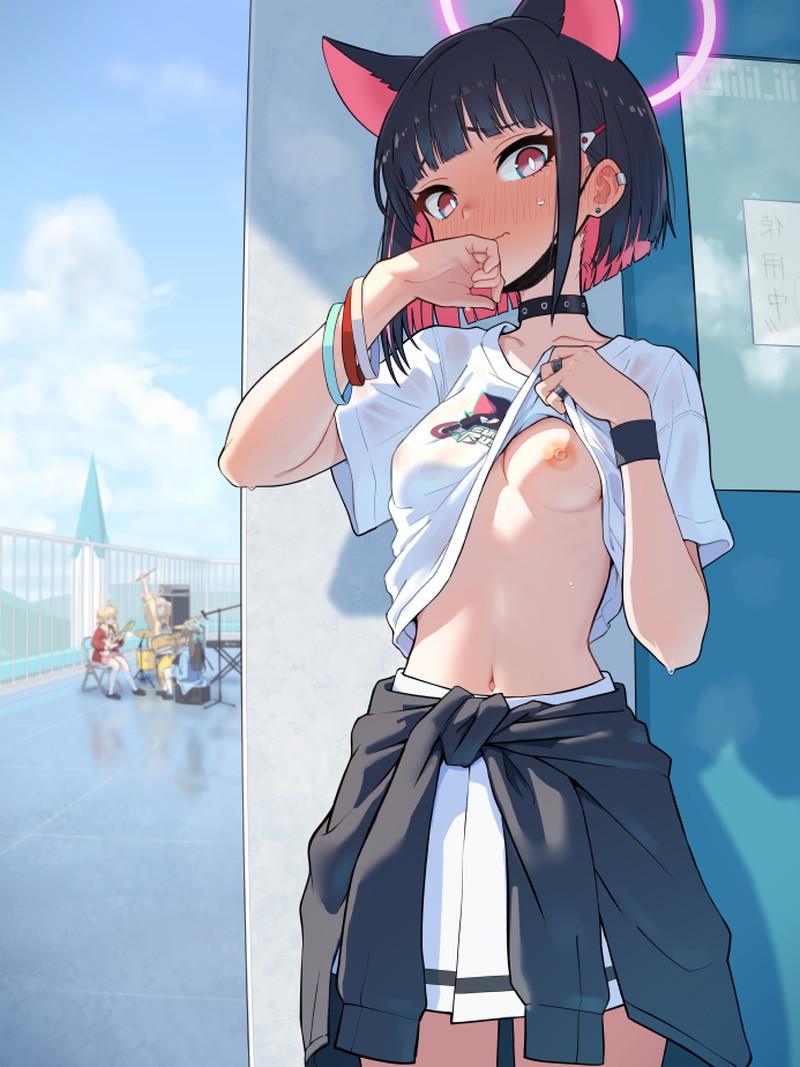 【二次】赤面、恥じらいエロ画像 Part１５９【まとめ】