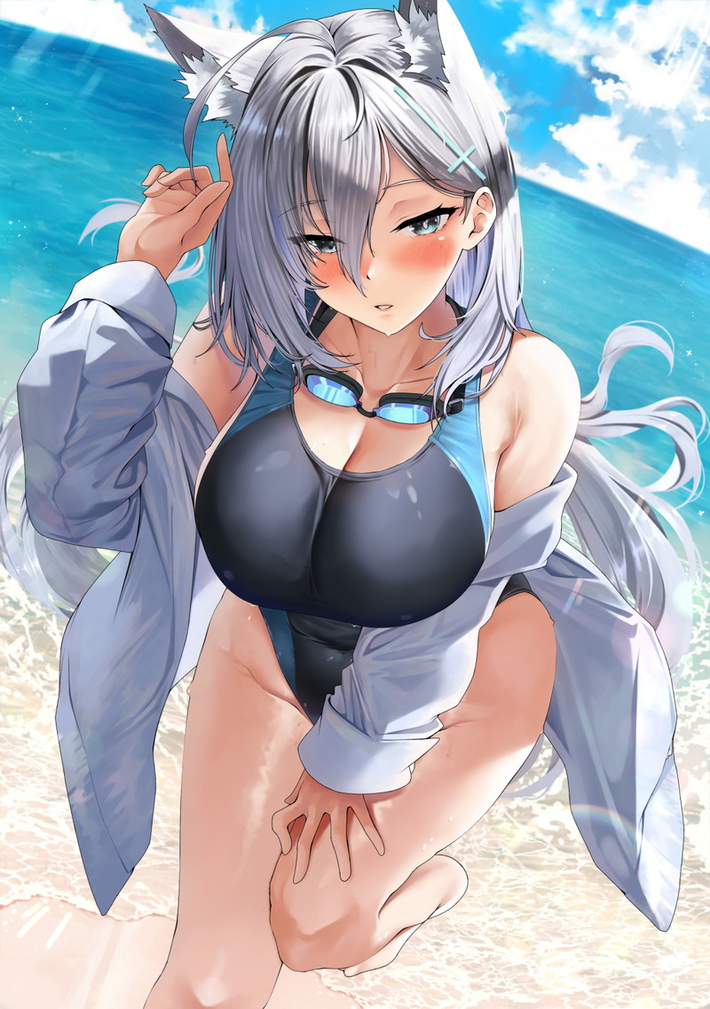 【二次】赤面、恥じらいエロ画像 Part１５９【まとめ】