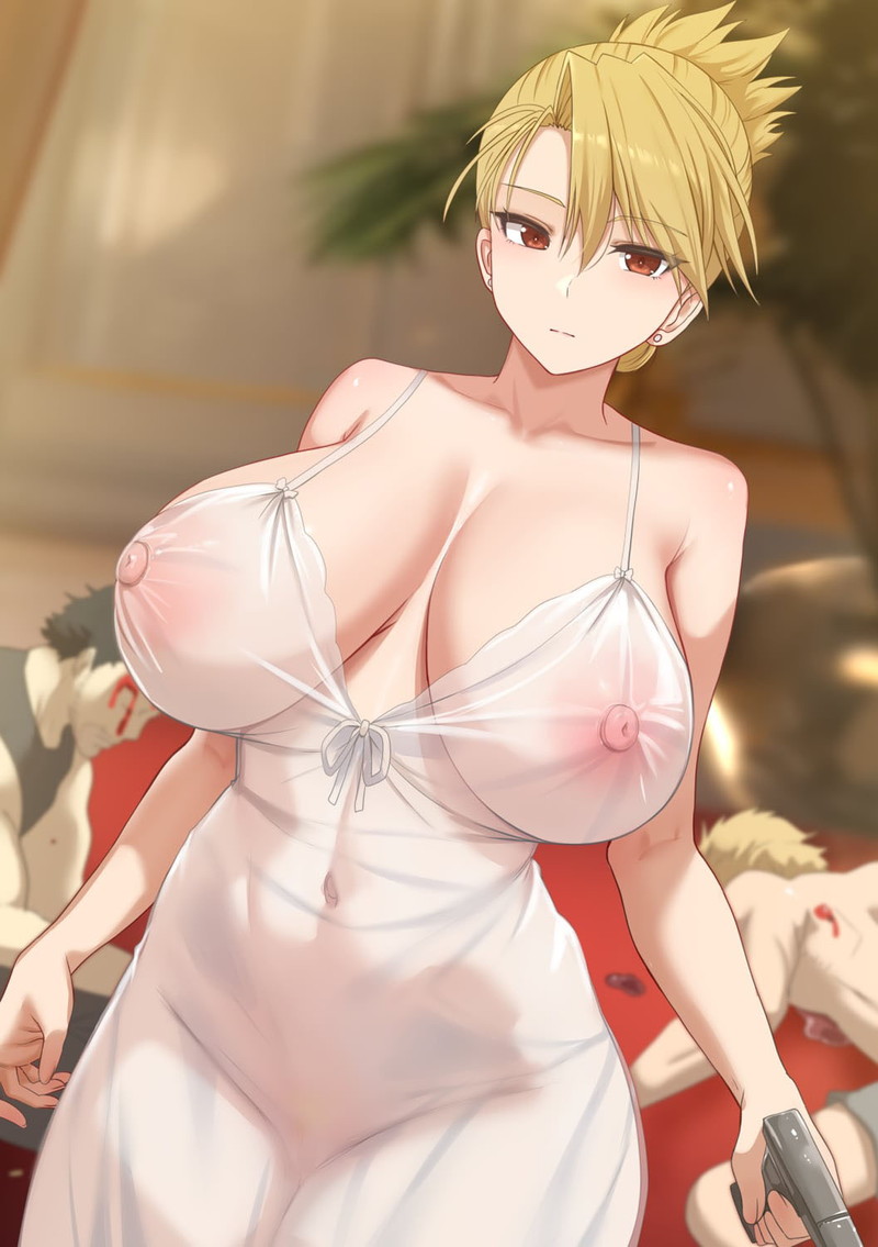【二次】抜ける長乳、垂れ乳のエロ画像まとめ Part１７