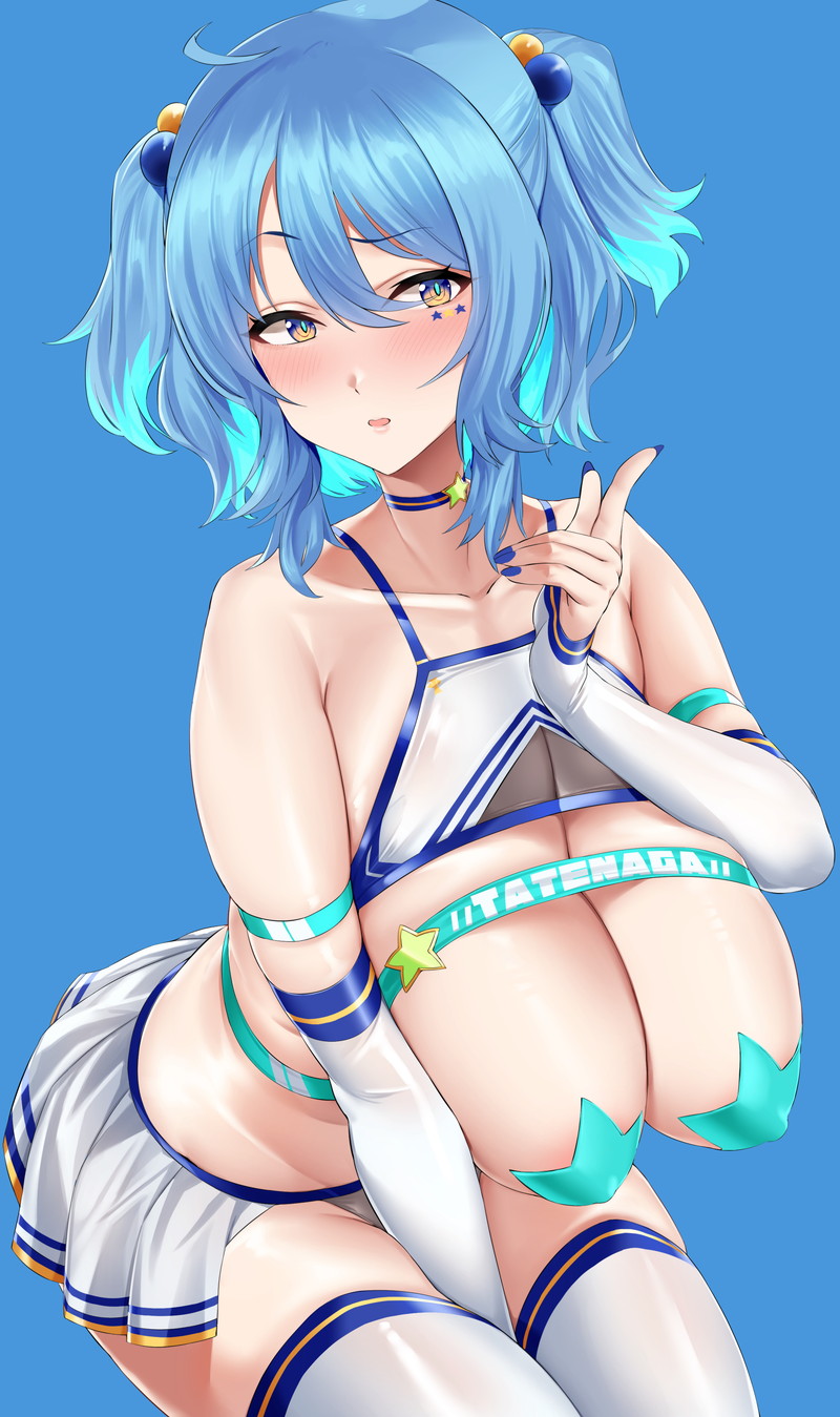 青い髪のキャラ、女の子の二次エロ画像 Part２４