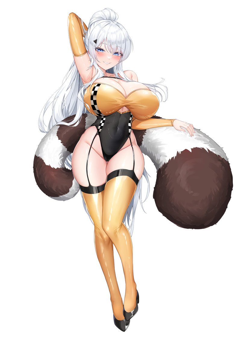 【二次】エッチなガーターベルトを付けた女子たちのエロ画像 Part８