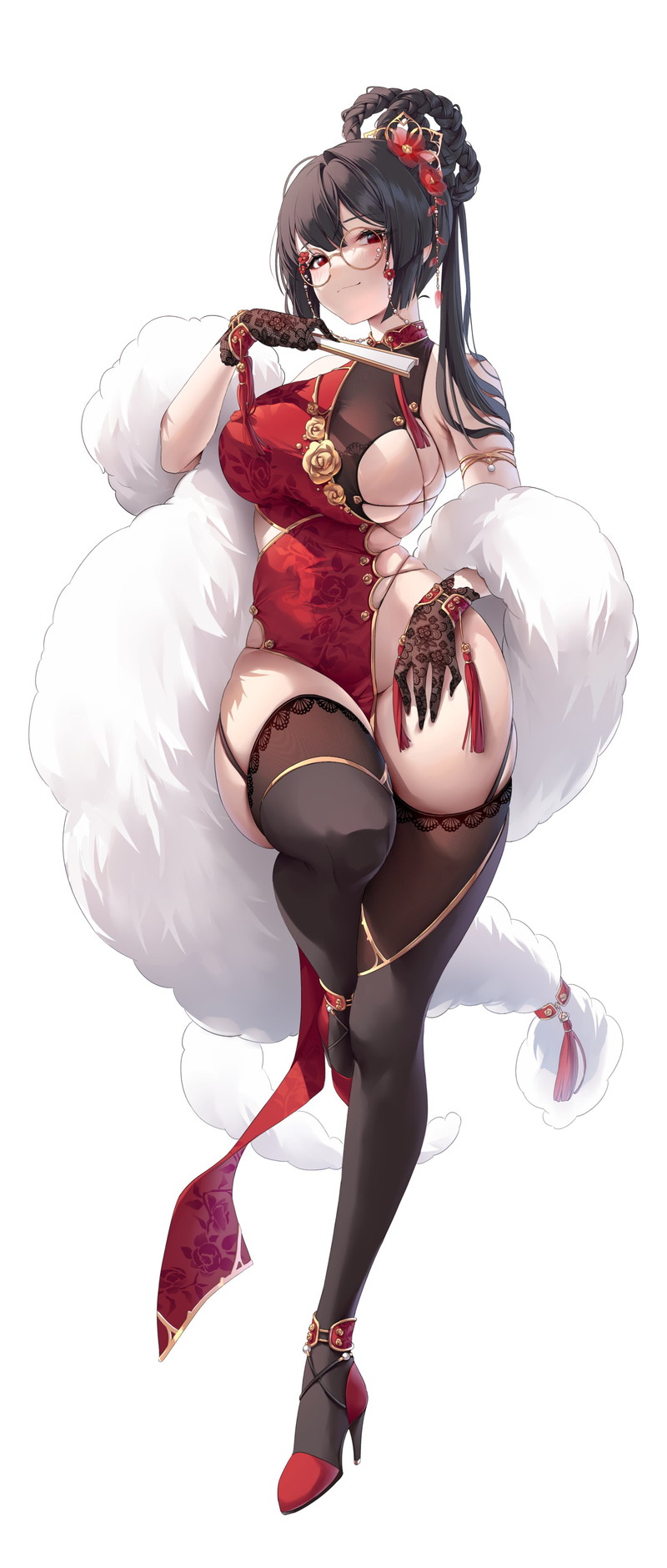 【二次】エッチなガーターベルトを付けた女子たちのエロ画像 Part８