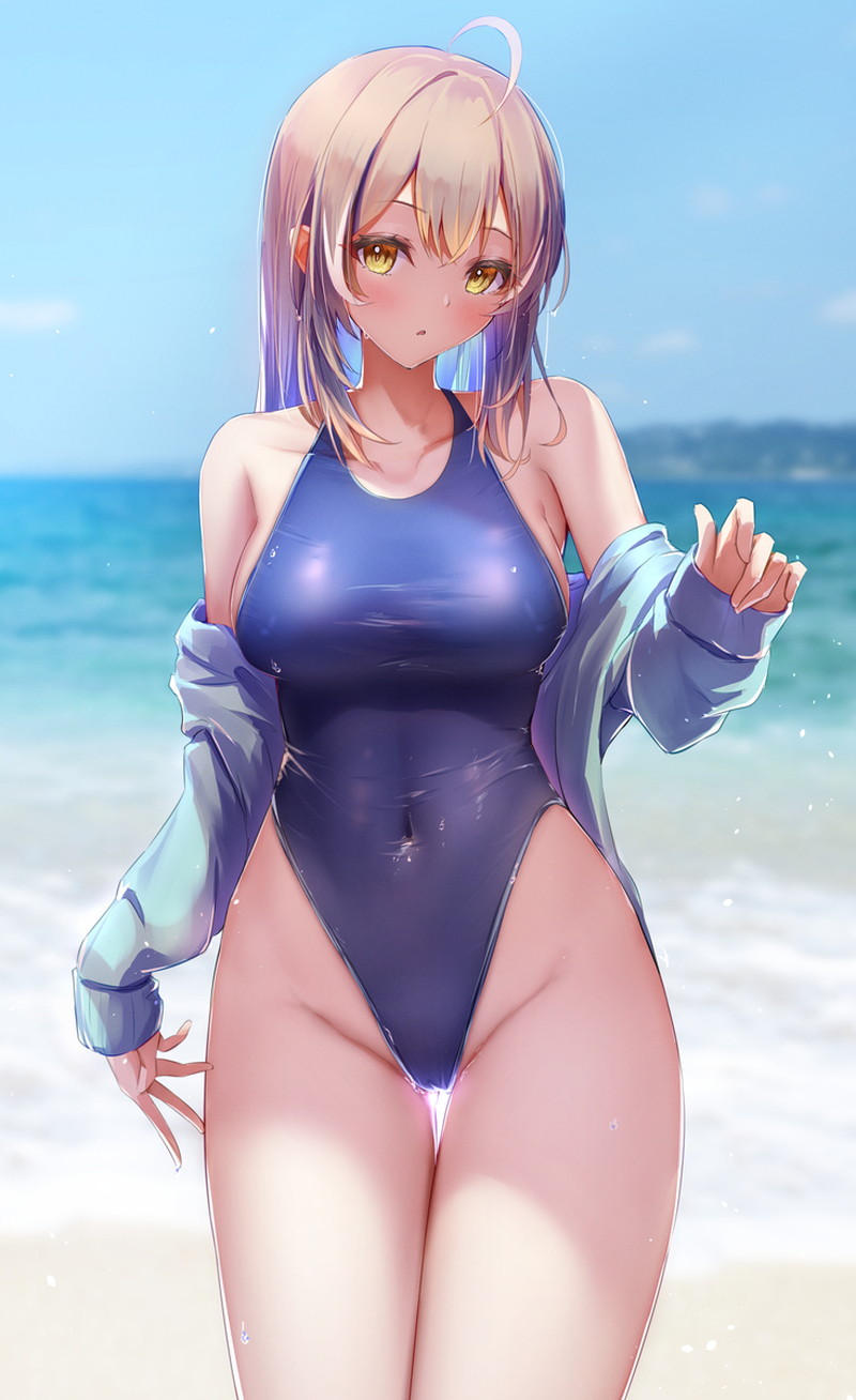 【二次】スク水、スクール水着のエロ画像 Part２６