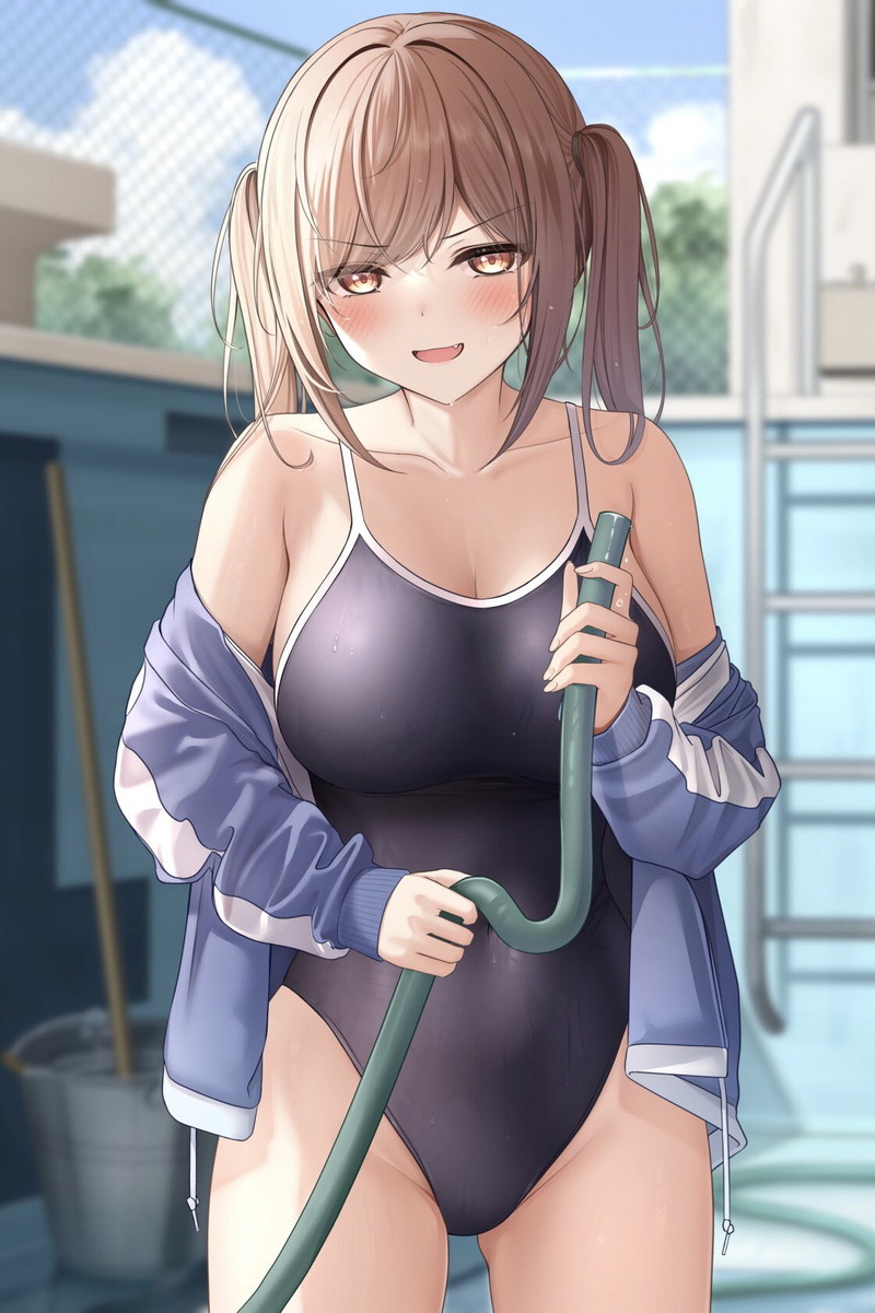 【二次】スク水、スクール水着のエロ画像 Part２６