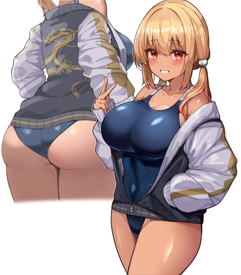 【二次】スク水、スクール水着のエロ画像 Part２６