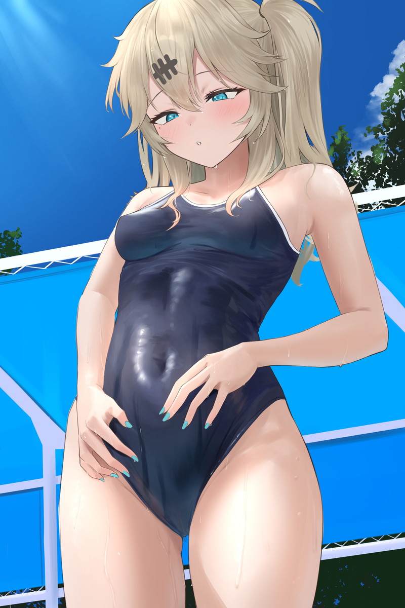 【二次】スク水、スクール水着のエロ画像 Part２６