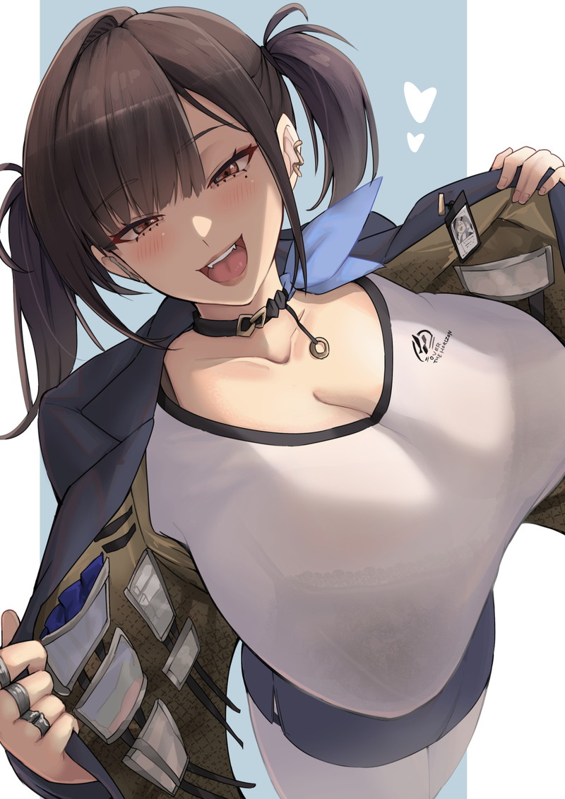【二次】濡れ透けやスケスケな服を着た女の子のエロ画像 Part４３