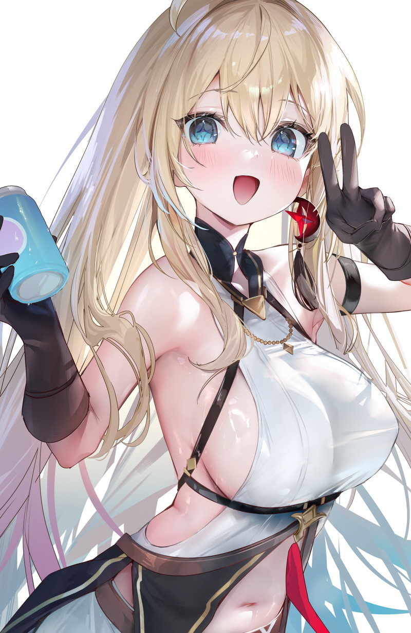【二次】ピースサインをしている女の子たちのエロ画像 Part４３