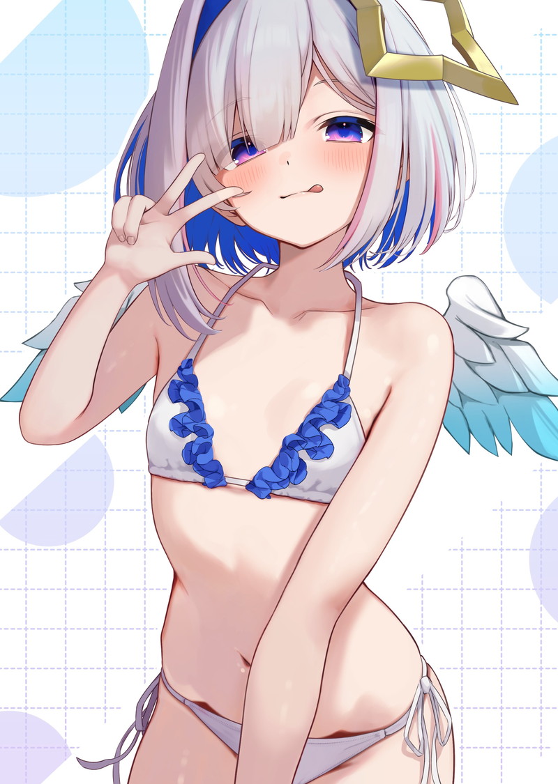 【二次】ピースサインをしている女の子たちのエロ画像 Part４３