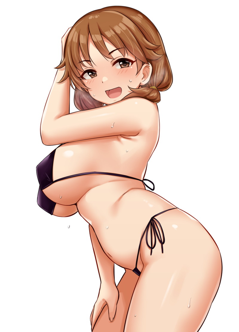 【二次】横乳、はみ出しおっぱいコスのエロ画像 Part６