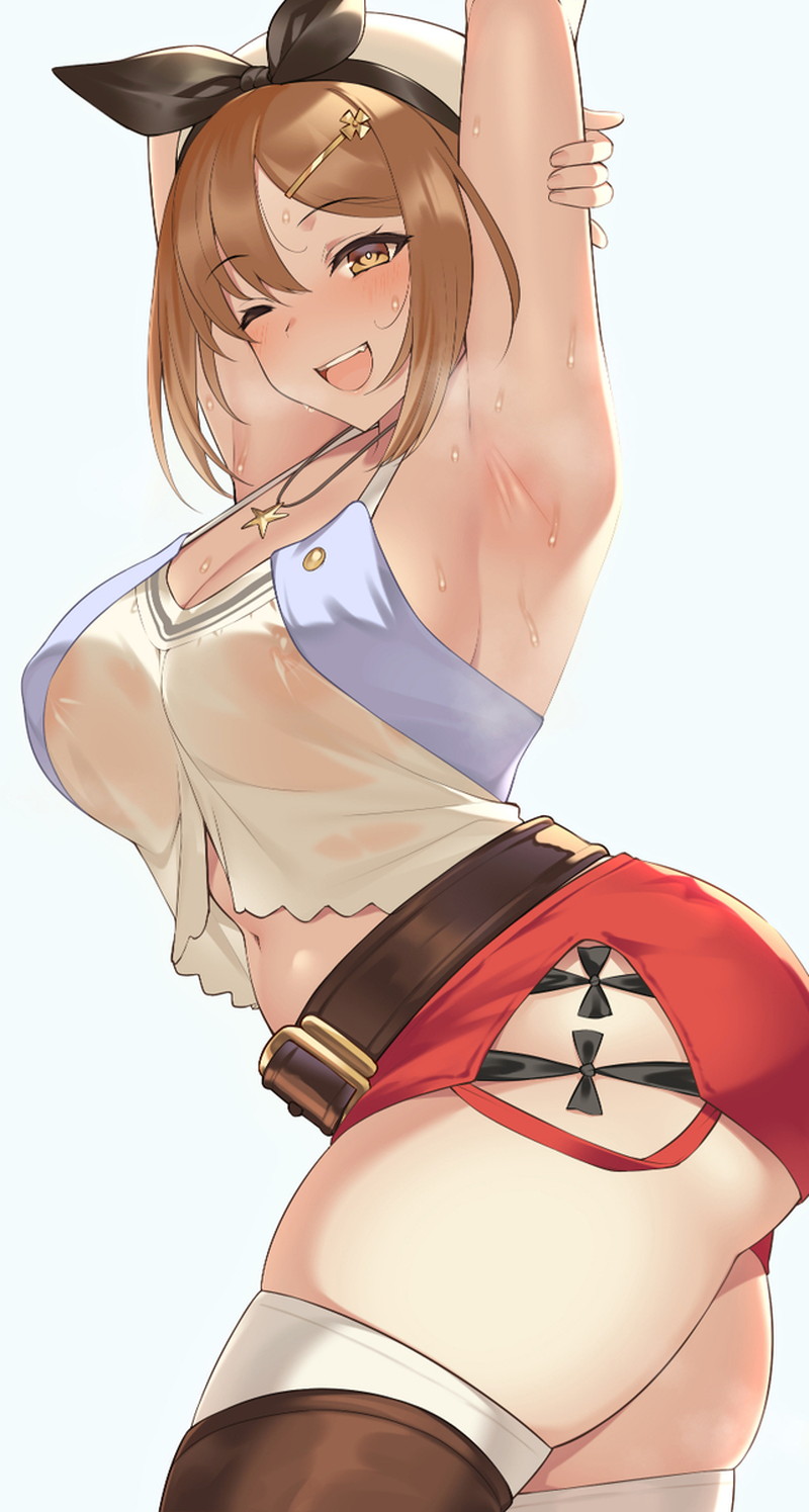 【二次】汗ばんだ肌や身体がエロい女の子の画像 Part３０