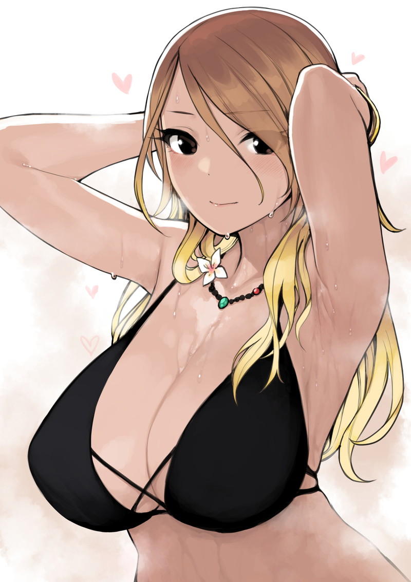 【二次】汗ばんだ肌や身体がエロい女の子の画像 Part３１